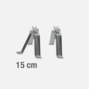 P-Type Wall Support Bracket Set 15cm Projection Steel