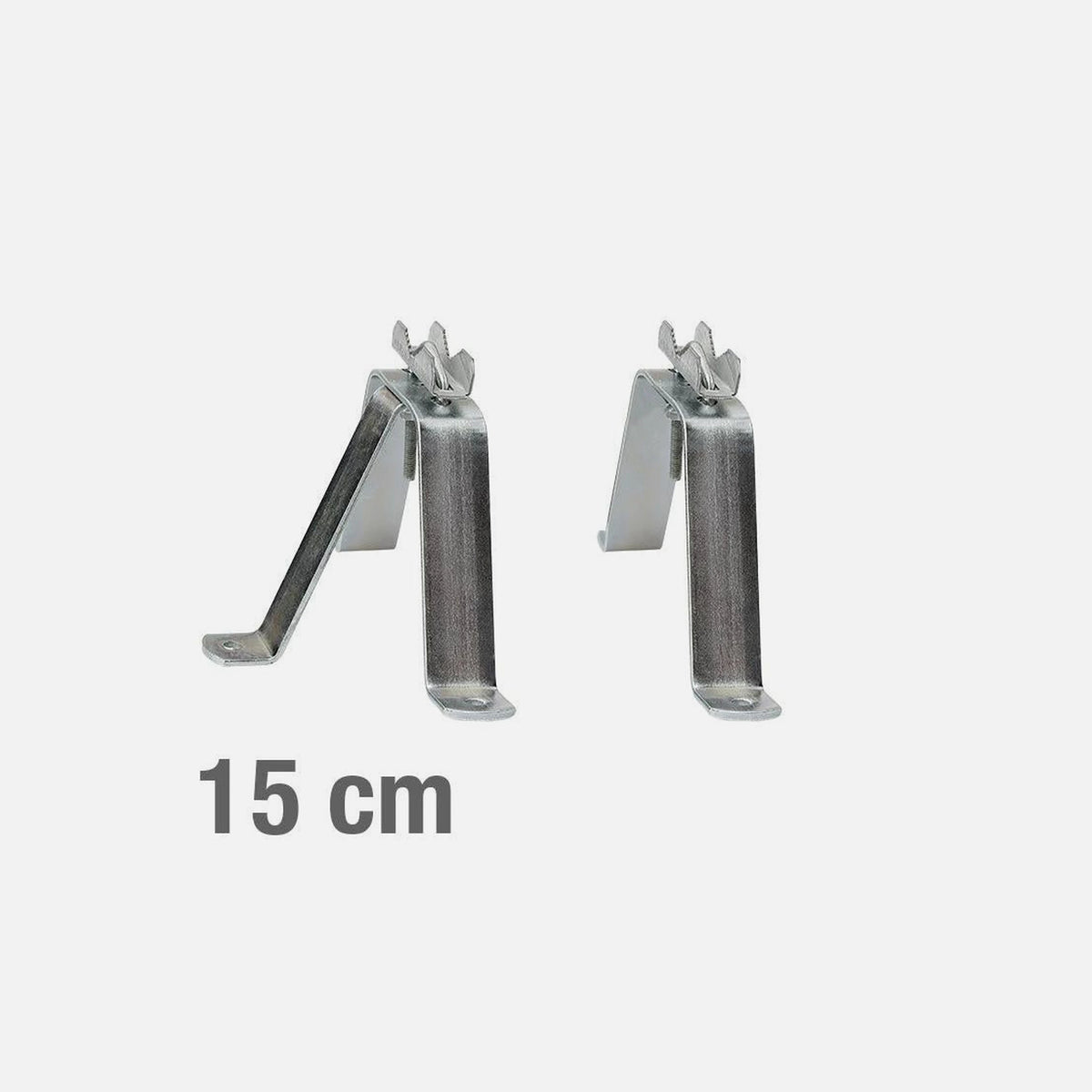 P-Type Wall Support Bracket Set 15cm Projection Steel