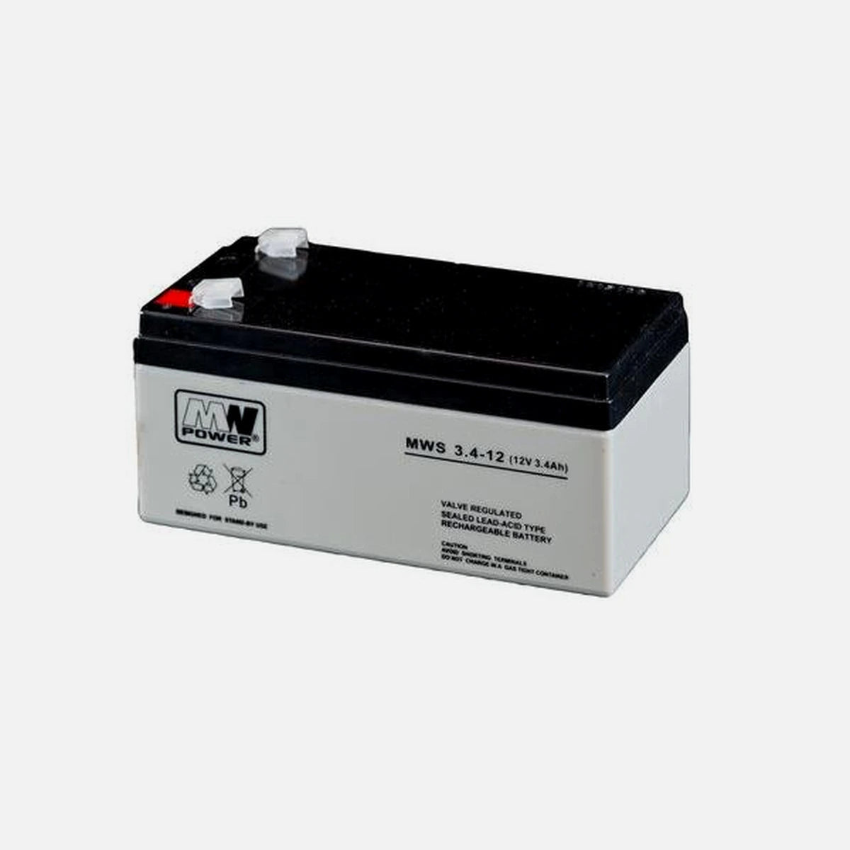 MPL Power Elektro Rechargeable Lead Battery - VRLA MWS 12V/3.4Ah
