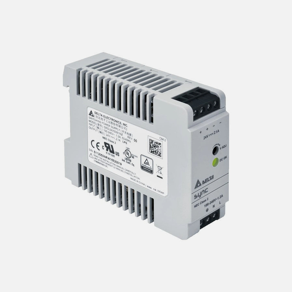 MPL- Rail Power Supply - Sync DRS-24V50W1NR