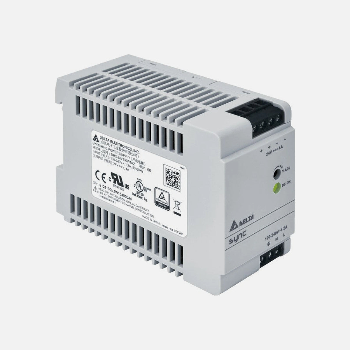 MPL- Rail Power Supply - Sync DRS-24V100W1AR