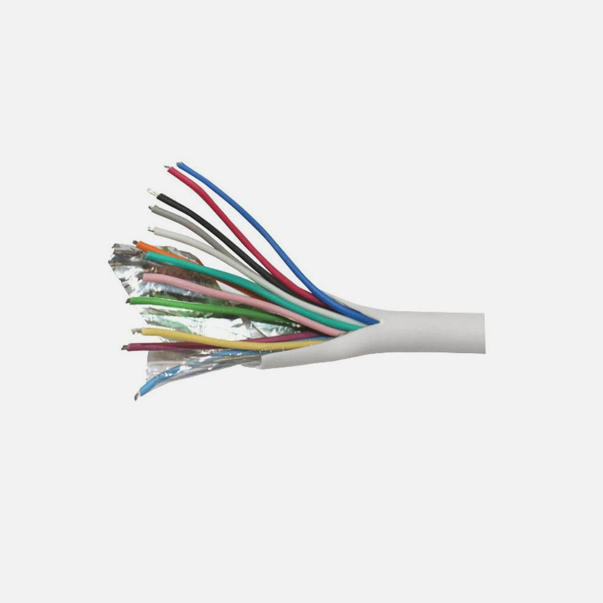 Alarm Cable 12x0.22mm Shielded 100m White