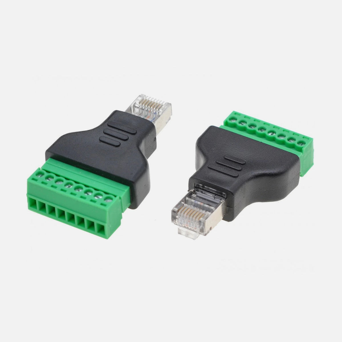 Techly IADAP TB8T-RJ45M RJ45 Male to 8-Pin Terminal Block Adapter