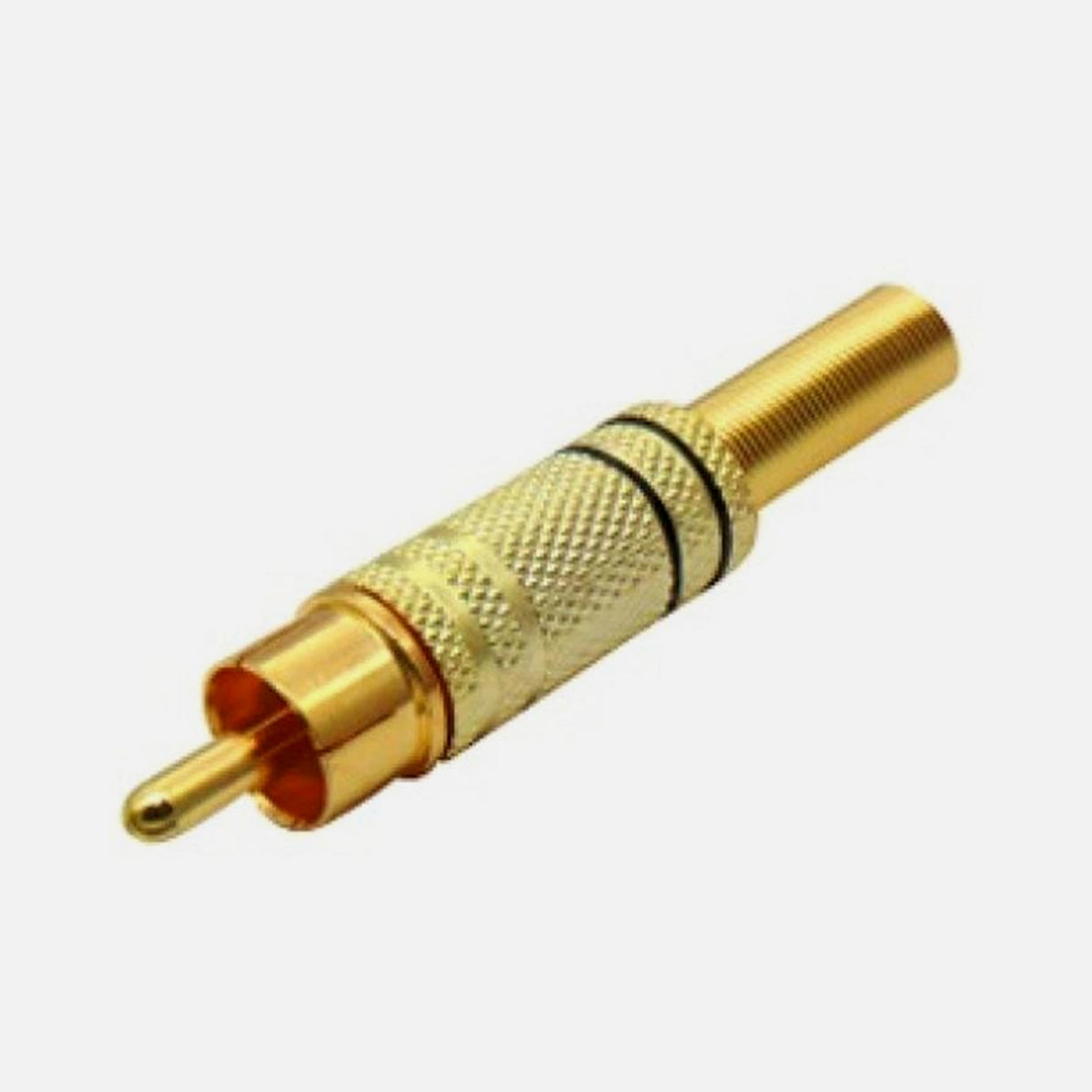 RCA Male Cable ID5mm Gold Plated Black JT-4024B-BK