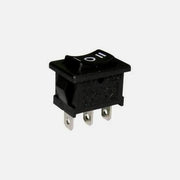 Switch Rocker Mini 3P/6A/250V with ON-OFF RL3-113 YNX Black