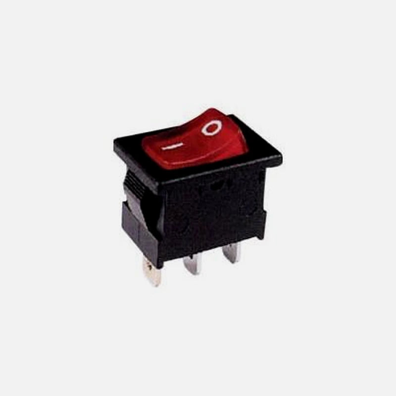 Switch Rocker Mini 3P/10A/250V with ON-OFF RK2-161X1NB/R ''0'' SOKER