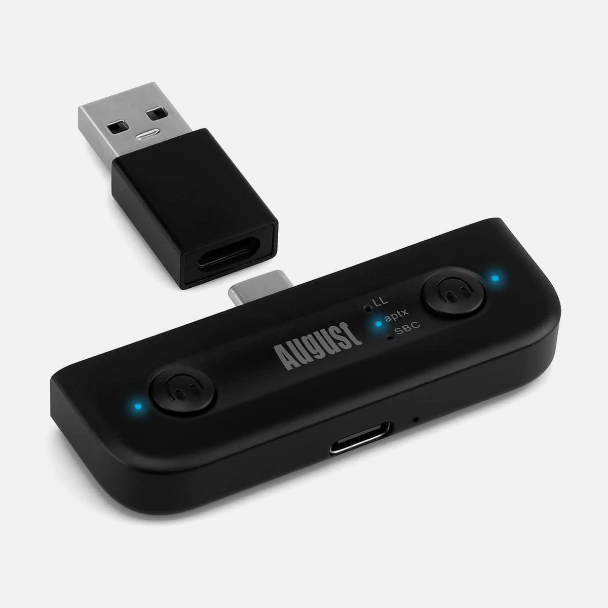 August MR410B Bluetooth Dual Transmitter USB-C Nintendo