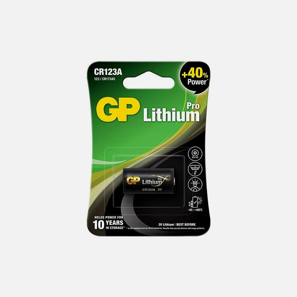 GP Batteries IC-GP3702 - Lithium Battery CR123A 1 pcs