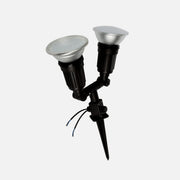 Plastic Garden Double Fitting Lighting E27/IP44/Black