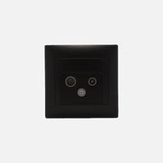 Terminal Socket Sat, TV and Radio Stinel, Black