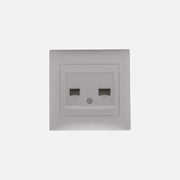 Telephone socket + CAT6 White Stinel