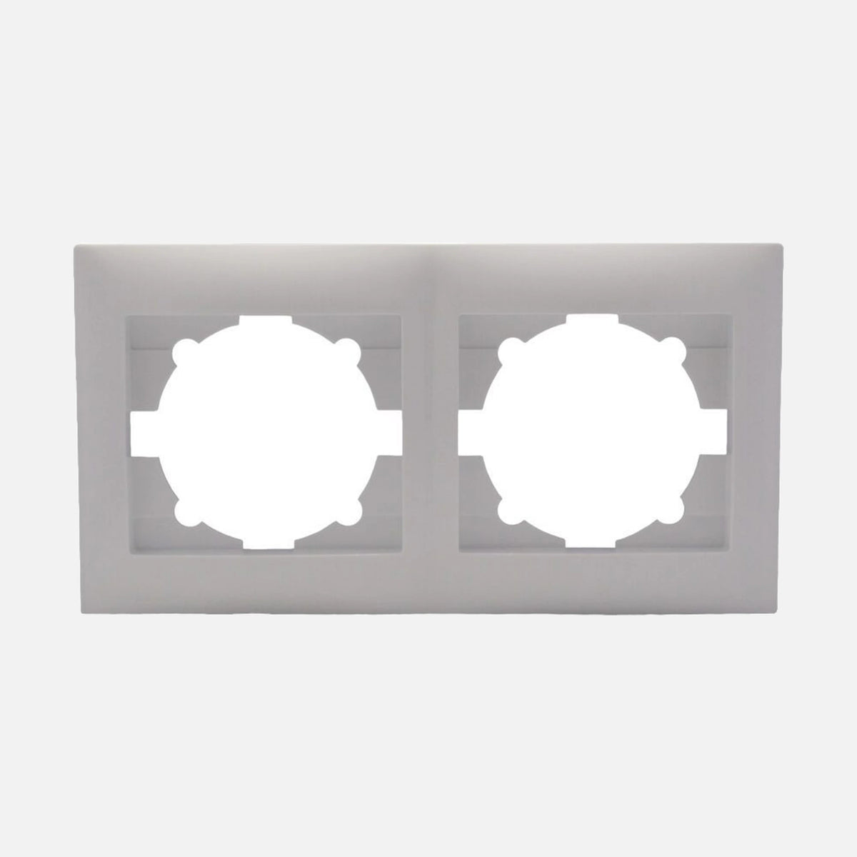 Double Horizontal Frame Stinel - White