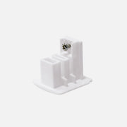 Rail Terminal Cap - 3C/16A/230V White