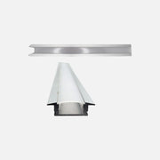 Aluminum Profile - Recessed with Opal Cover