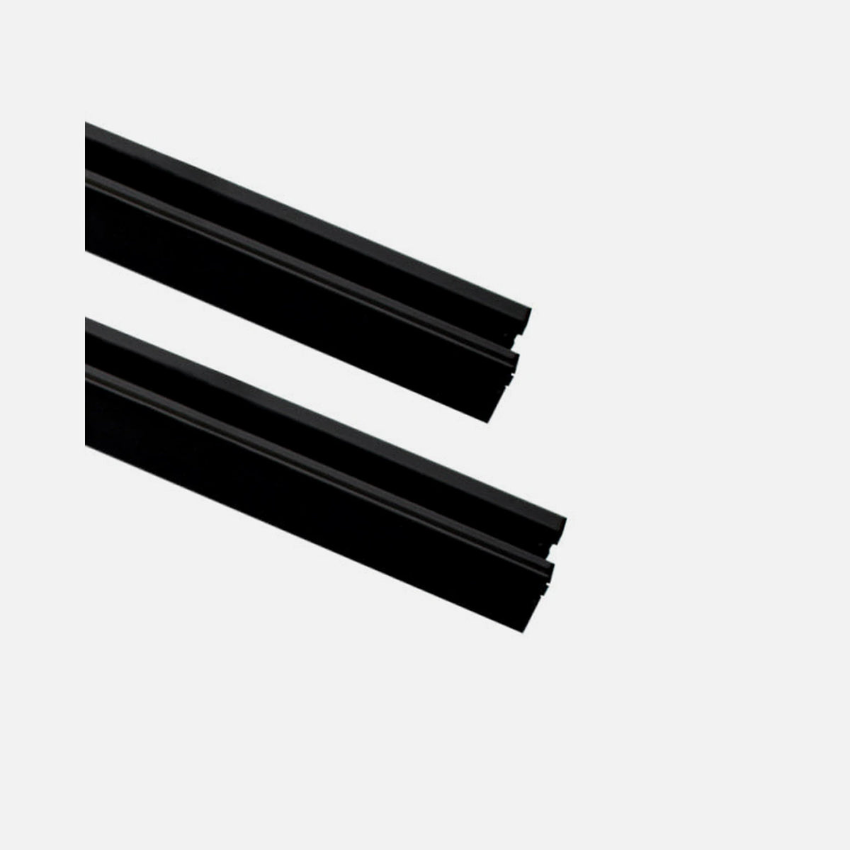 Single Phase Lighting Rail 3m Black