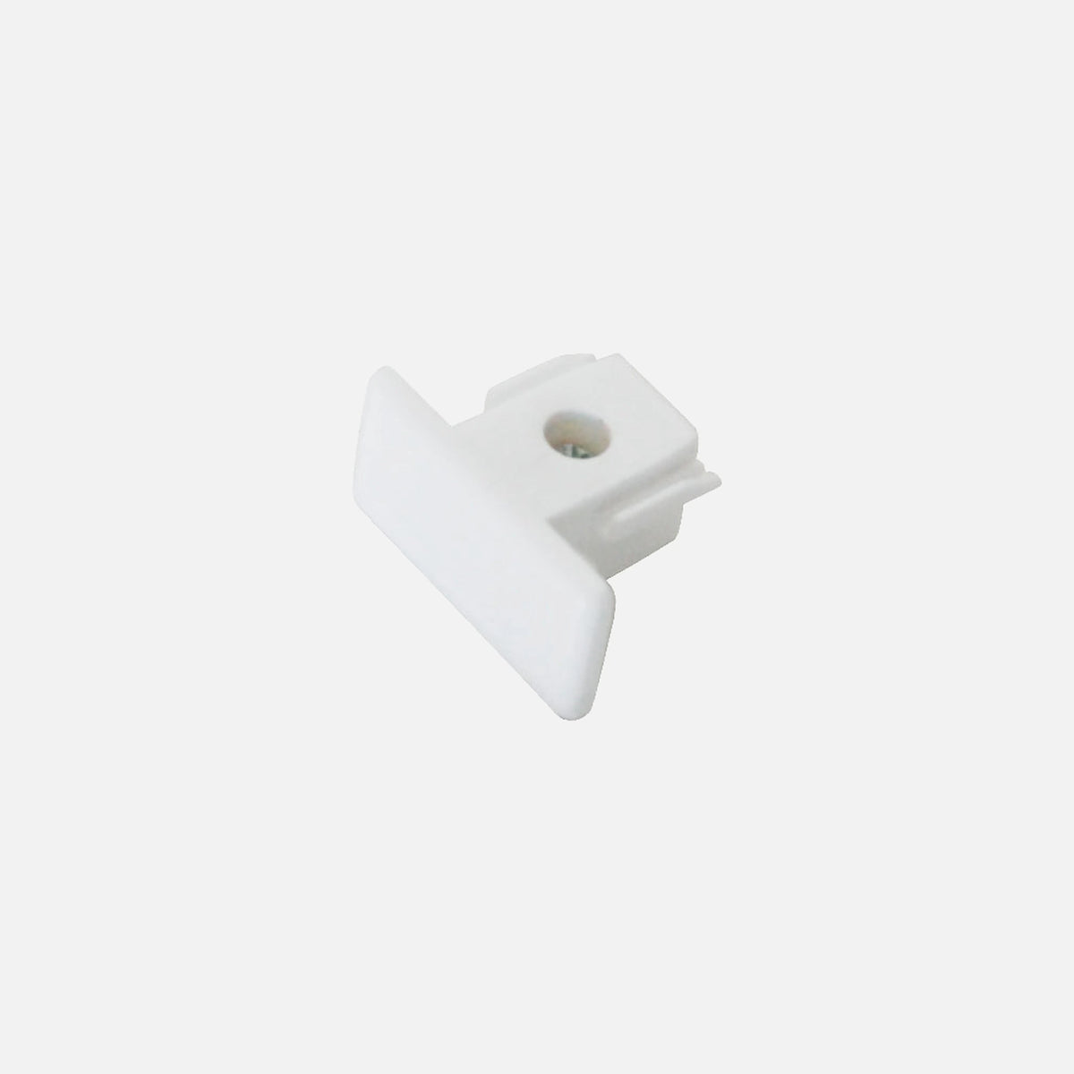 Rail Terminal Cap - 1C/16A/230V White