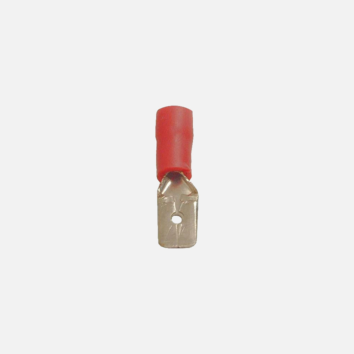 AD MDD1-250 Insulated Male Spade Terminal Red 6.35mm 10pcs