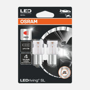 LEDVANCE OSRAM Auto Auxiliary Bulb LED SL P21W RED - BA15s