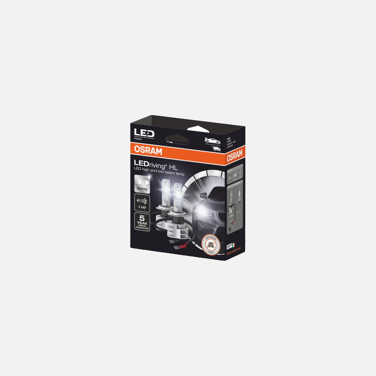 LEDVANCE OSRAM Auto Auxiliary Bulb LED HL H7 Gen2 - PX26d