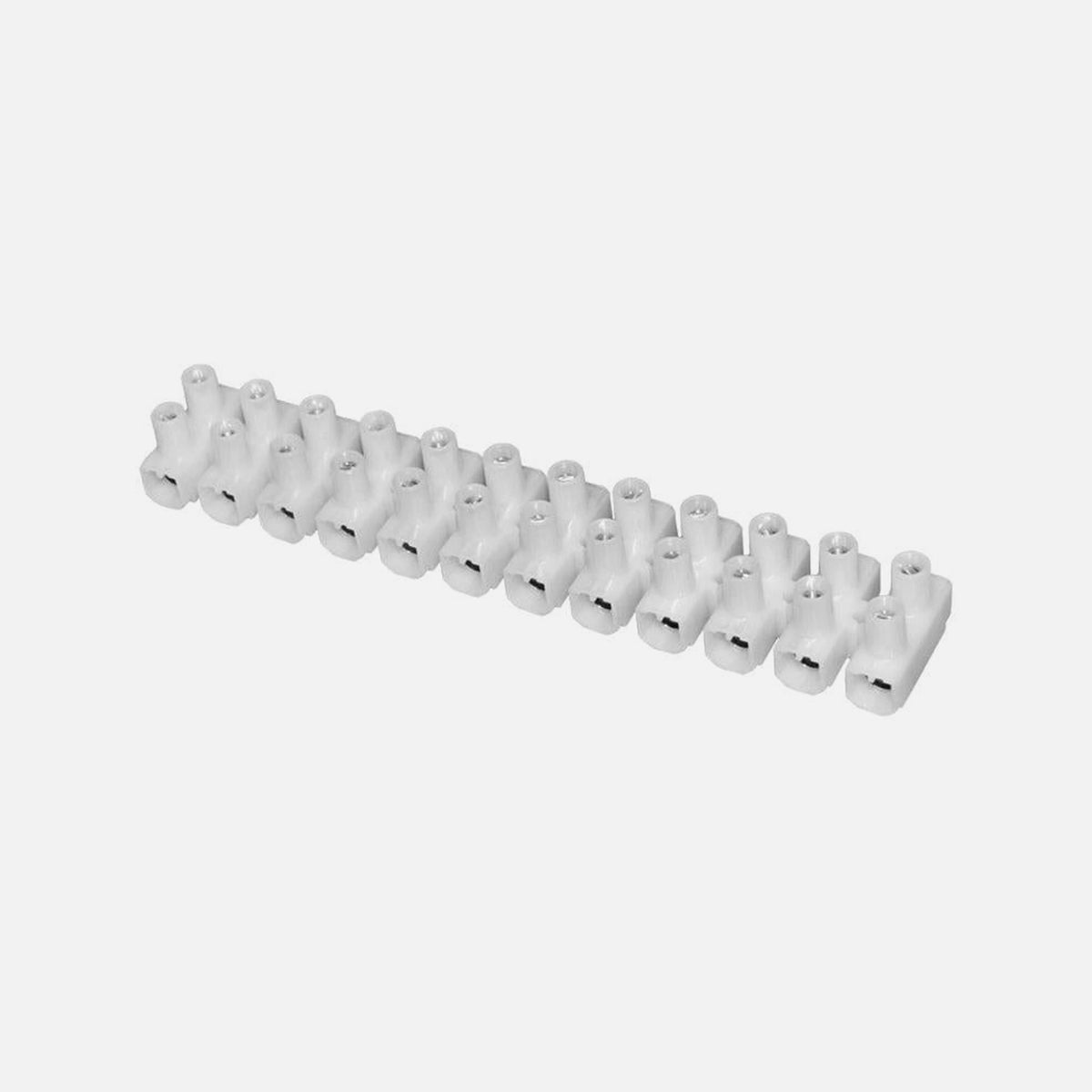 AD Terminal Block RA 12P 16mm² White Polyamide