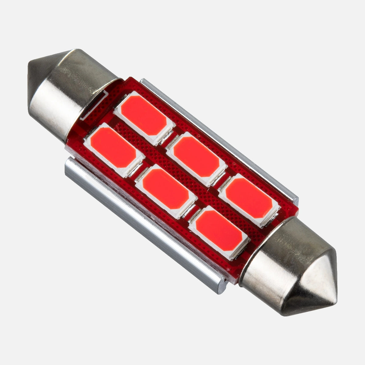 FESTOON C5W 12V 5W Red Automotive Auxiliary Signal Lamp 39mm