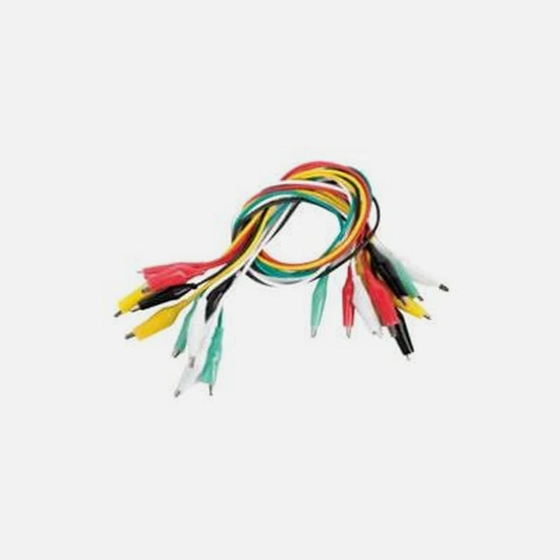 Insulated Crocodile Set of 5 Cables 3A XJ-K018B Medium