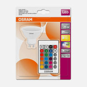 LEDVANCE OSRAM Lamp LED LSPR1625 REM 4.2W/2700K GU10 RGB Warm