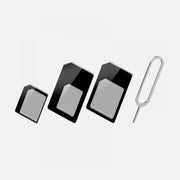 Techly I-SIM-3 4-in-1 Nano Micro SIM Card Adapter