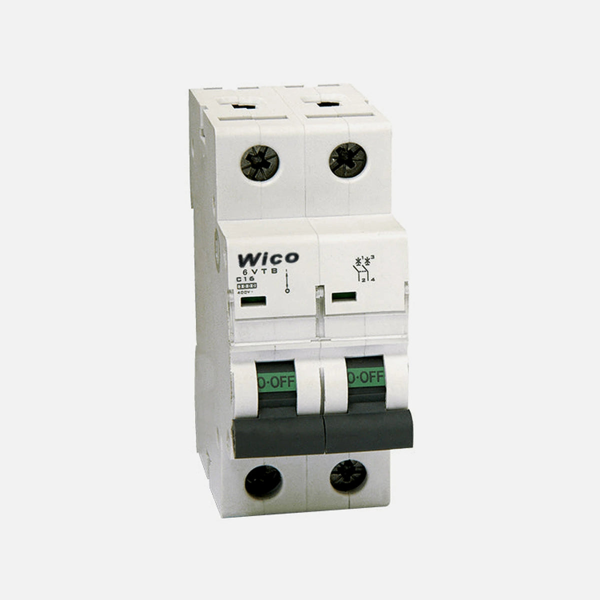 Wico - Miniature circuit breaker 2P/D2X32A/6kA