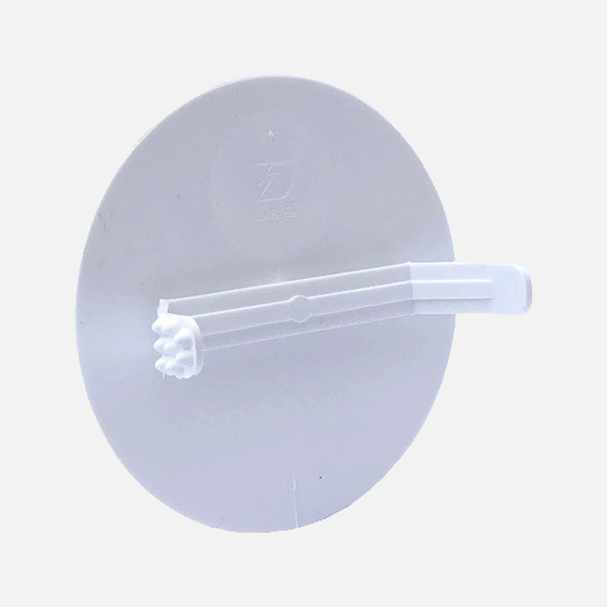 Super Cover plate round with fixing clips big