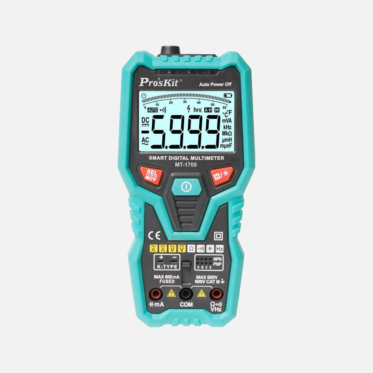 Proskit MT-1708 Digital Multimeter 3-5/6