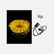 AD 6m NEON Rope Light Yellow 2-Wire with Controller 230V