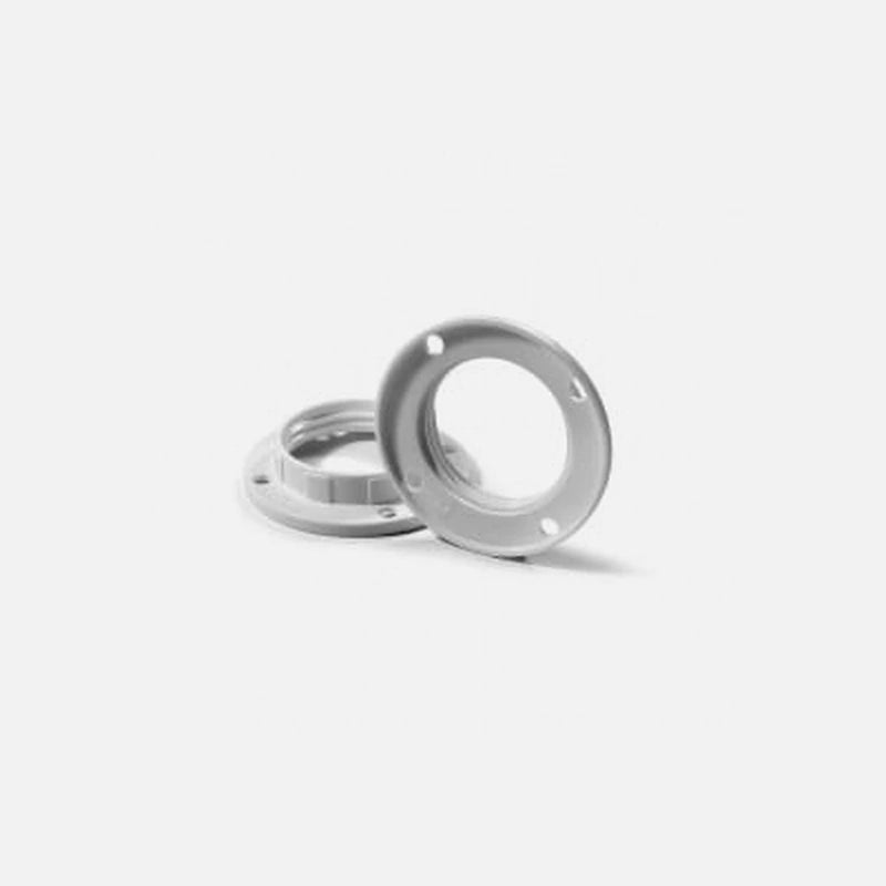RP Set Screw Ring Ε27 White