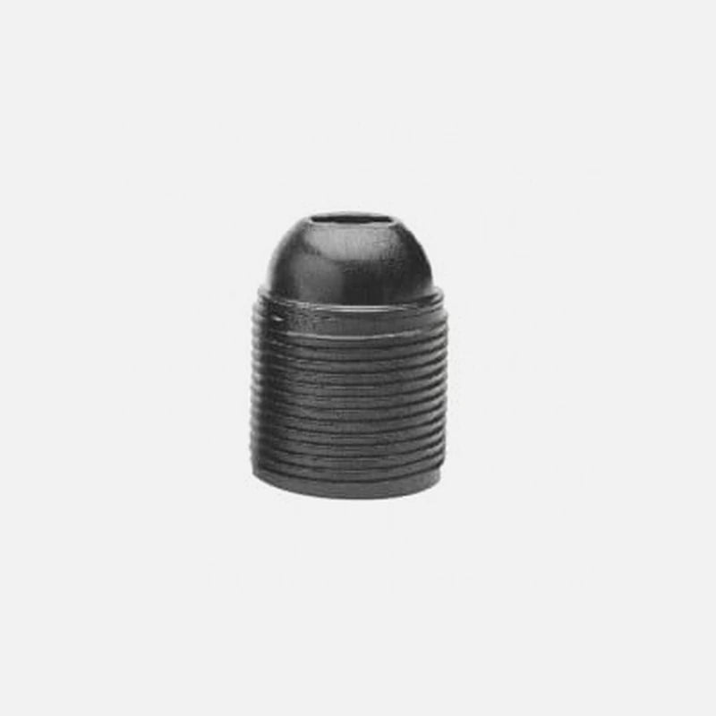 RP Lamp Holder Threaded E27 Black