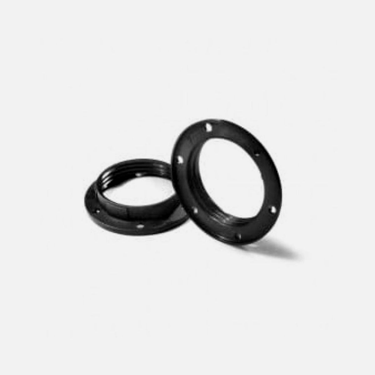 RP Set Screw Ring Ε27 Black 2 pcs