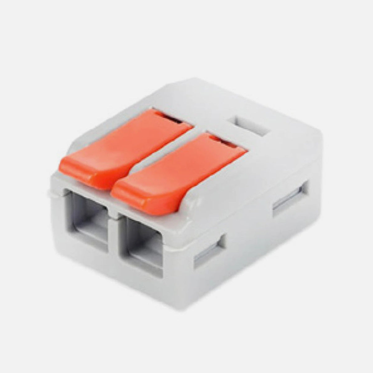 VLC LT-612 - 2P Orange Clip Square Terminal Block