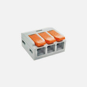 VLC LT-613 - 3P Orange Clip Square Terminal Block