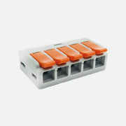 VLC LT-615 - 5P Orange Clip Square Terminal Block