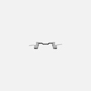 AD Lampholder R7S/JD118 Steatite with 2x18cm 0.75mm2 Silcable