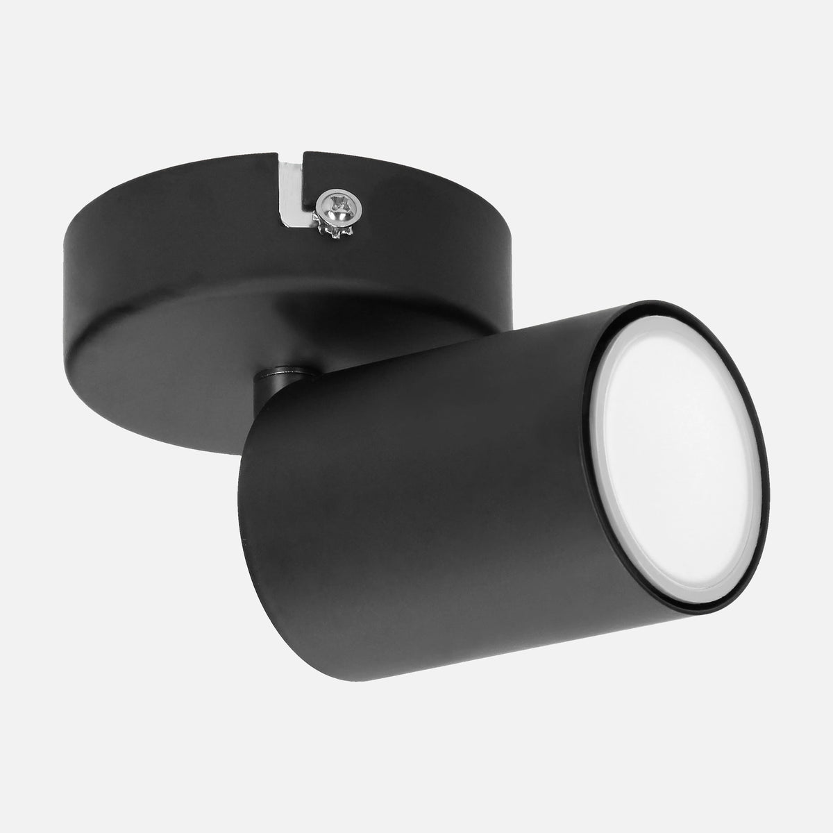 Orno 6193 - Ceiling/Wall Single Spot GU10 Round Black