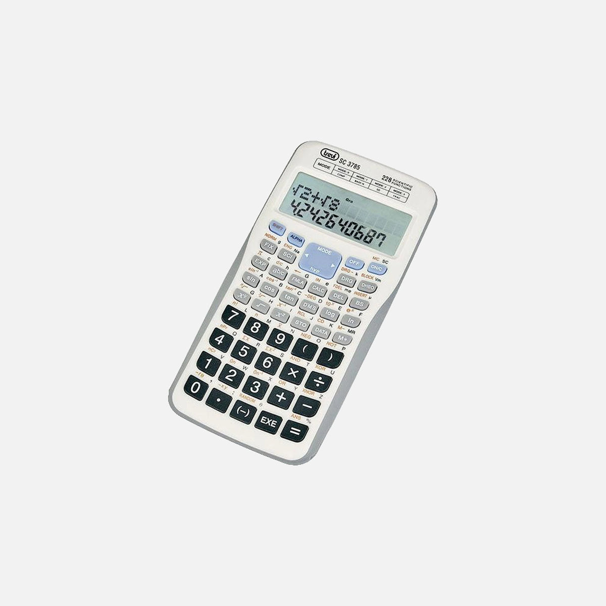 Trevi SC3785 Scientific Calculator 10-Digit 228 Functions