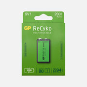 GP Batteries IC-GP201219 - Ni-Mh Rechargeable Battery 9V 200mAh GP ReCyko
