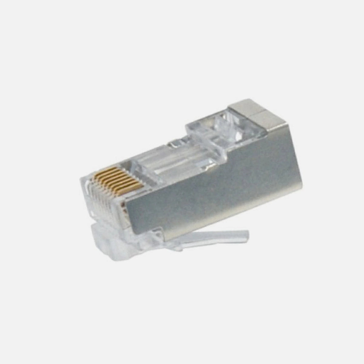 GBC 59.9600.22 - Network Plug RJ45 FTP Pass Through 8PIN For CAT6 Cable 10 pcs