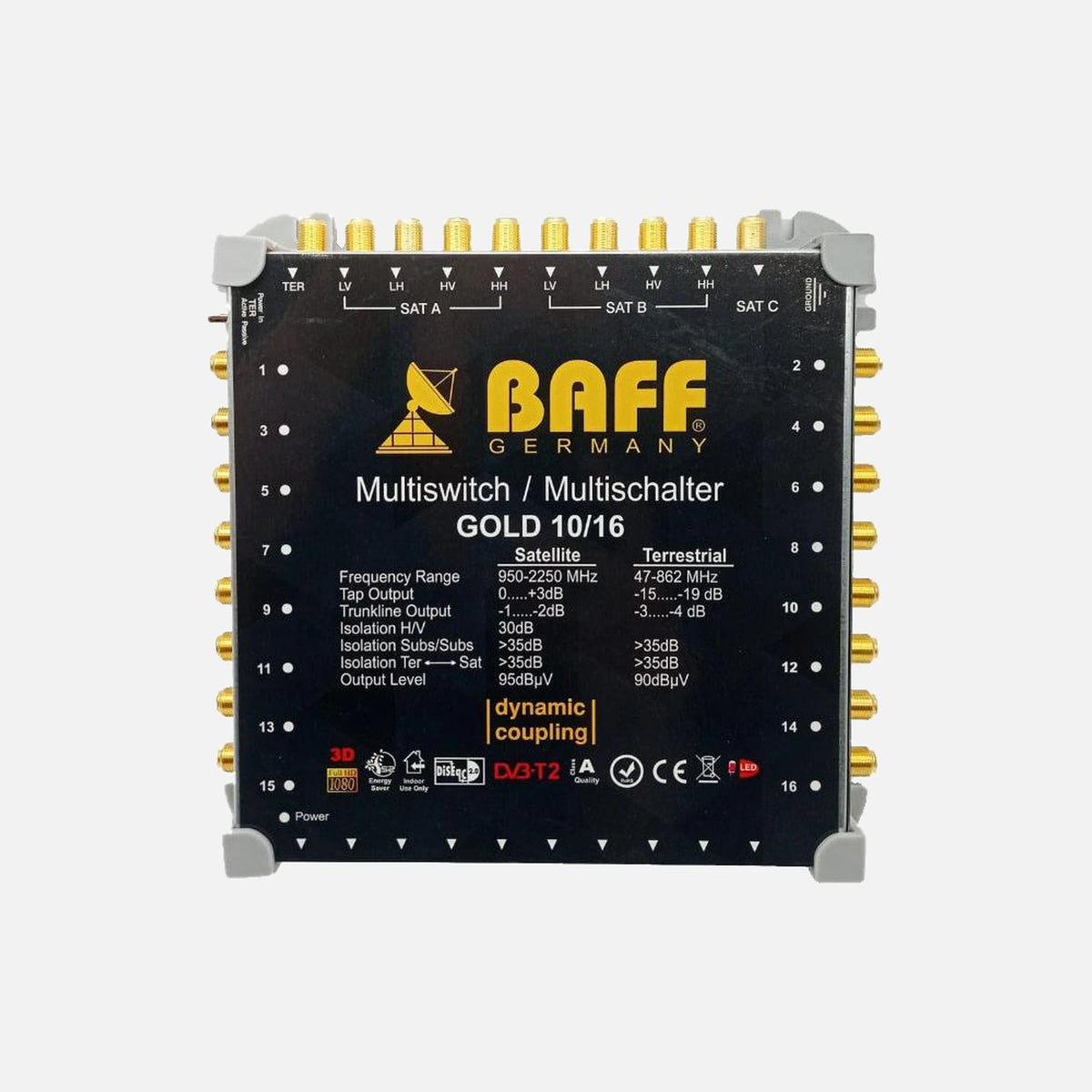 Baff Gold 10/16 G Multiswitch 10 Inputs 16 Outputs