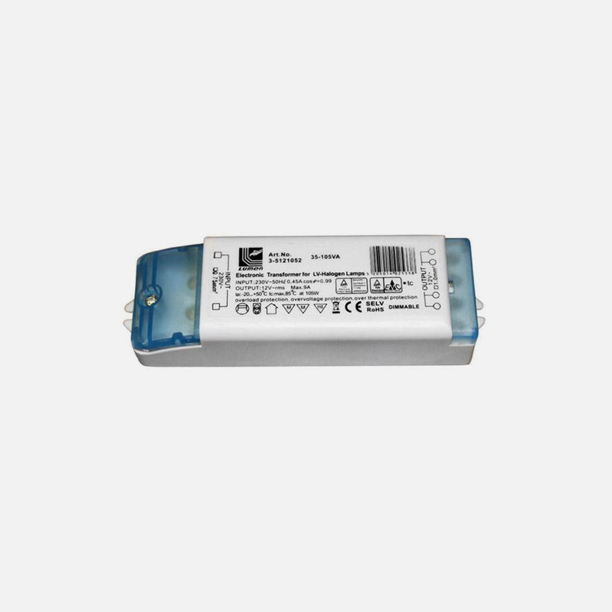 Electronic Transformer dimmable 230/12VAC 35-105W