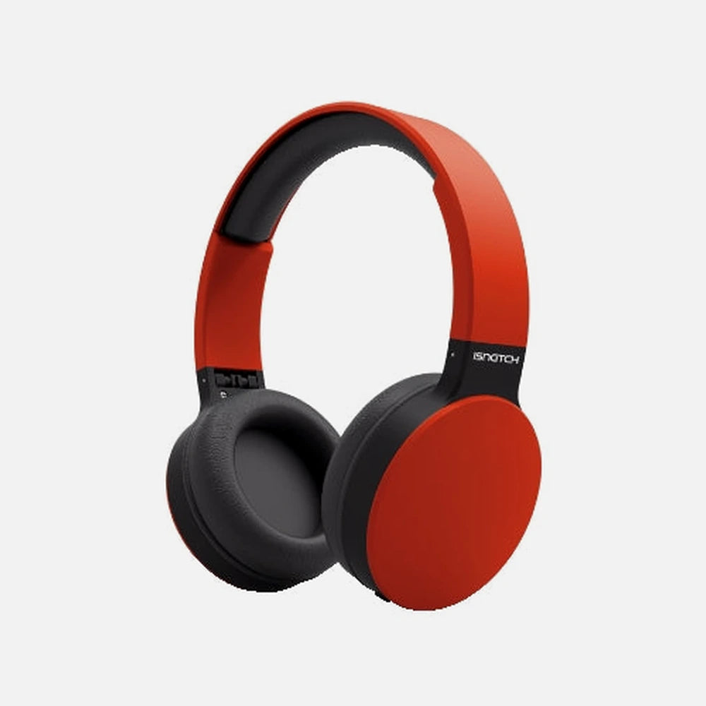 iSNATCH 60.1710.20 Bluetooth Wireless Headphones Red