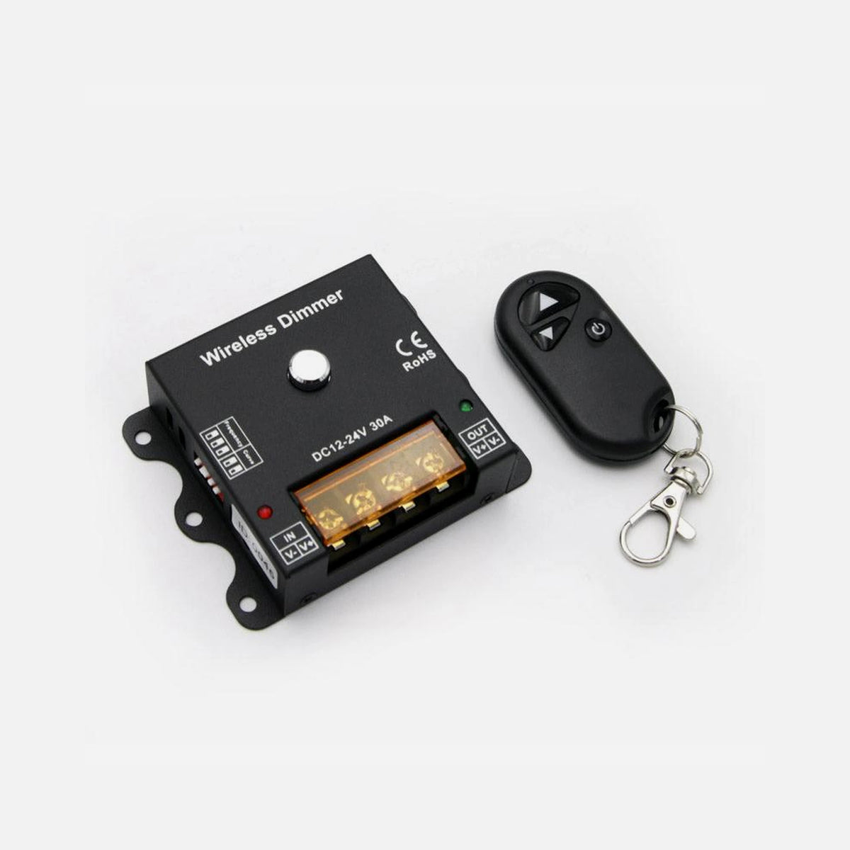 Remote RF LED strip single color Dimmer - 12VDC 360W/24VDC 720W 30A