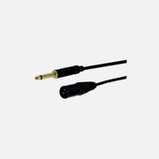 GBC 14.1701.05 6.3mm Mono Plug to XLR Plug Cable 5m