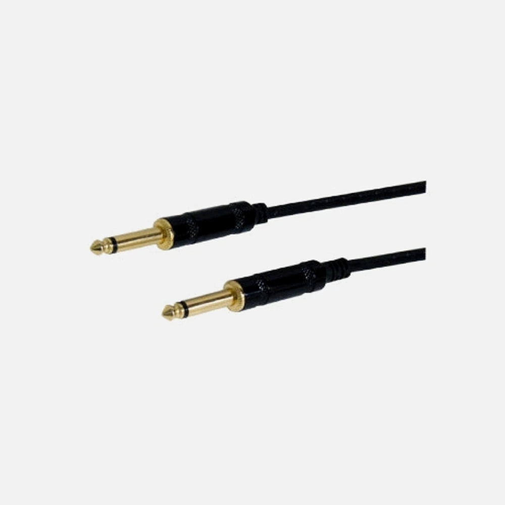 GBC 14.1700.55 6.3mm Mono to 6.3mm Mono Audio Cable 5m