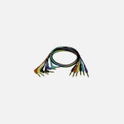GBC 14.1650.05 - Set of 6 Jack Colored Musical Instrument Audio Cables 6m